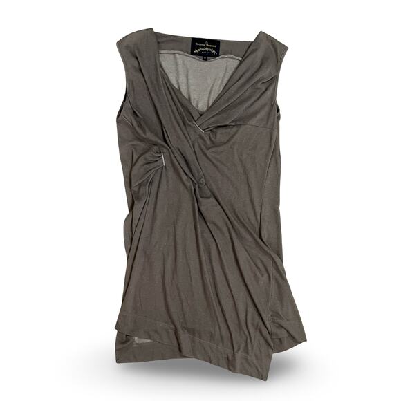 Vivienne Westwood Anglomania Brown Top - Picture 2 of 6